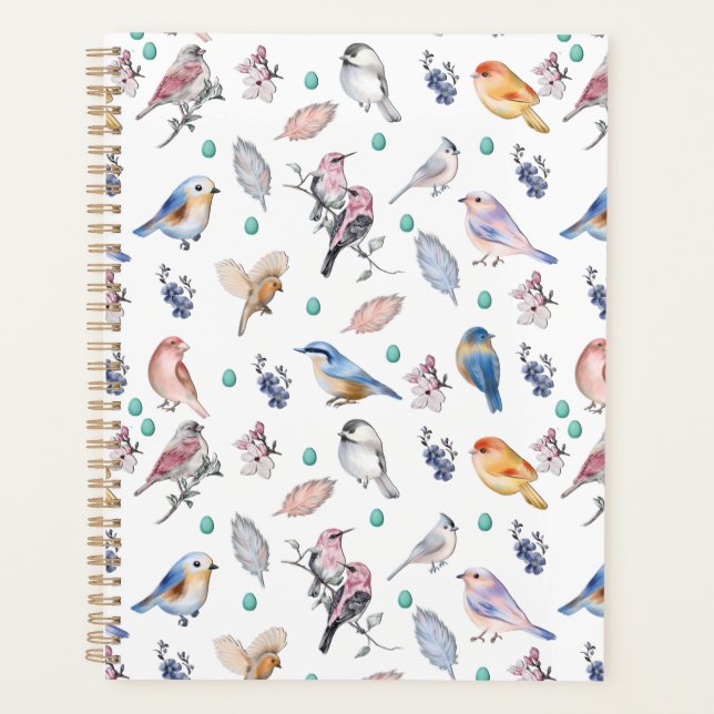 Motif des oiseaux de printemps (Devant)