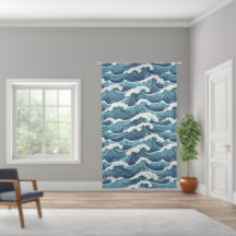 Motif des vagues de l'océan bleu
