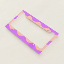 Motif des vagues rose et violet