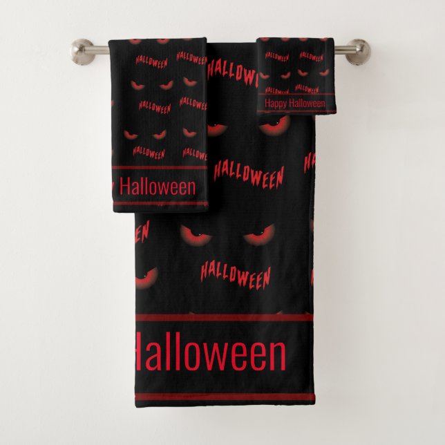 Motif des yeux d'Halloween (En situation)
