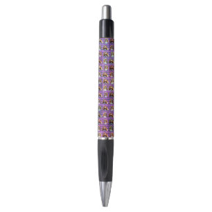 Motif d'Espagnols Tartan Violet Cavalier, Stylo Em
