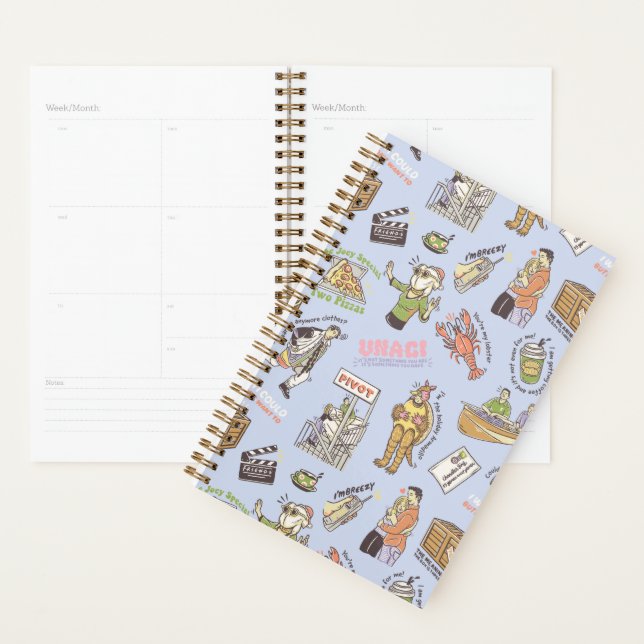 Motif dessin animé coloré FRIENDS™ (Devant avec enveloppe)