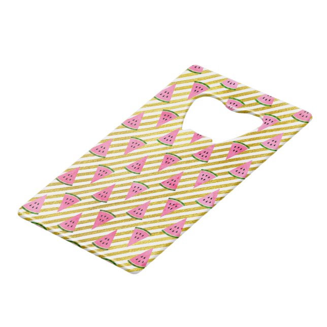 Motif d'été Pink Watermelon et Yellow Strip (Devant Angle)