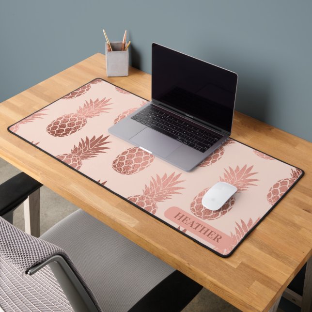Motif d'été pour ananas Rose tropical (Bureau 2)