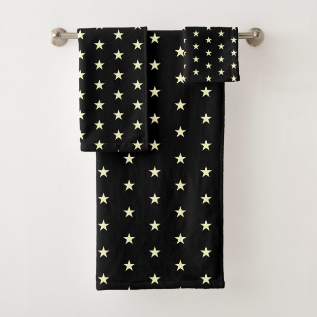 Motif d'étoile sur fond noir (En situation)