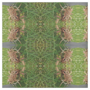motif d'herbe de yeux verts, tissu