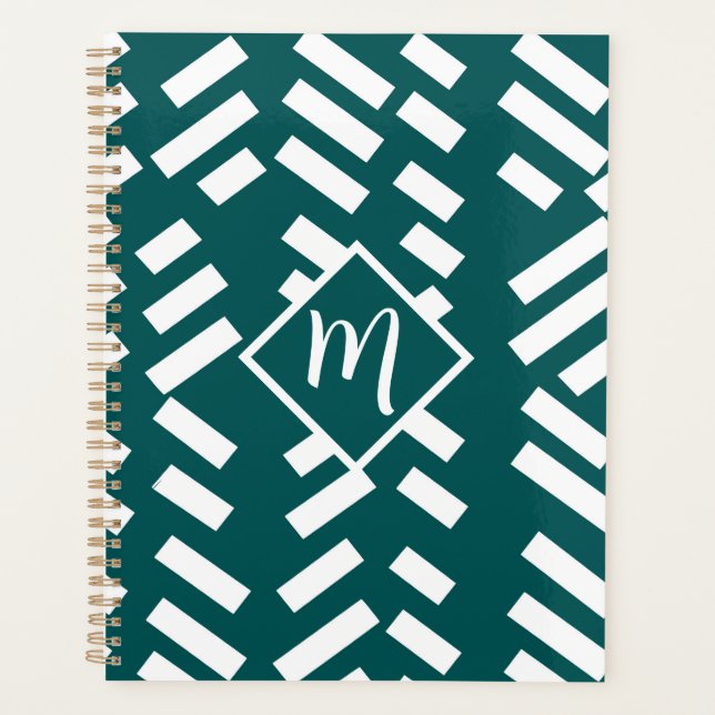 Motif diagonal minimaliste, Monogramme (Devant)