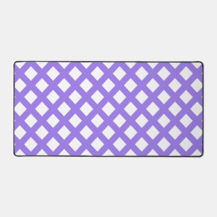 Motif diamant à carreaux blanc violet