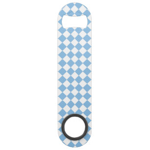 Motif diamant à carreaux bleu blanc