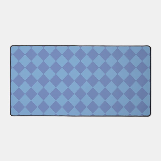 Motif diamant à carreaux bleus  (Recto)