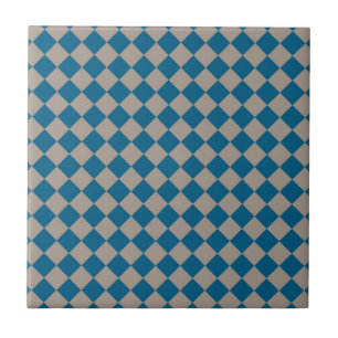 Motif diamant à carreaux gris bleu