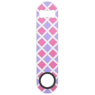 Motif diamant à carreaux rose violet