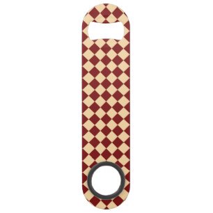 Motif diamant à carreaux rouge jaune