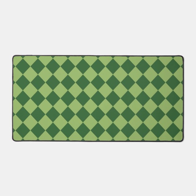 Motif diamant à carreaux verts (Recto)