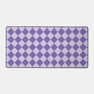 Motif diamant à carreaux violets