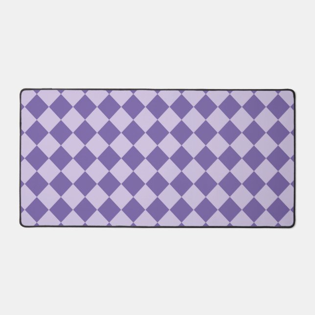 Motif diamant à carreaux violets (Recto)