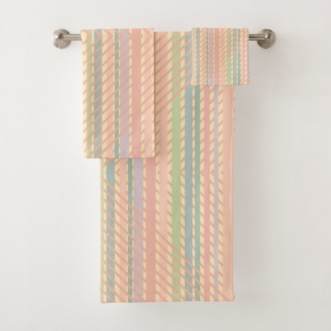 Motif diamant pastel joli  (En situation)