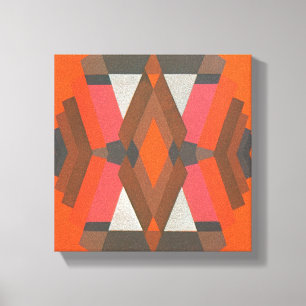 Motif diamant rétro Art Déco Jazz vintage chaud