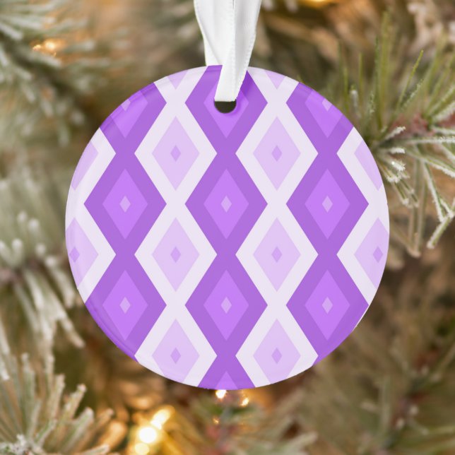 Motif diamant violet clair (Arbre)