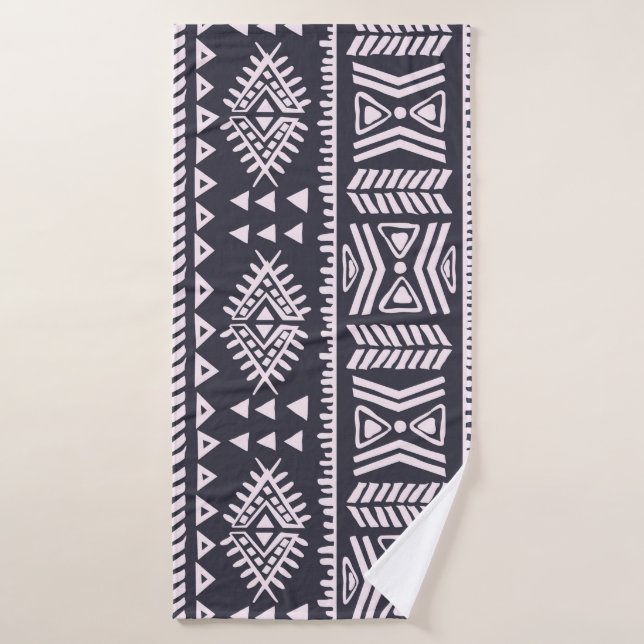 Motif d'illustration ethnique tribal (Serviette de bain)