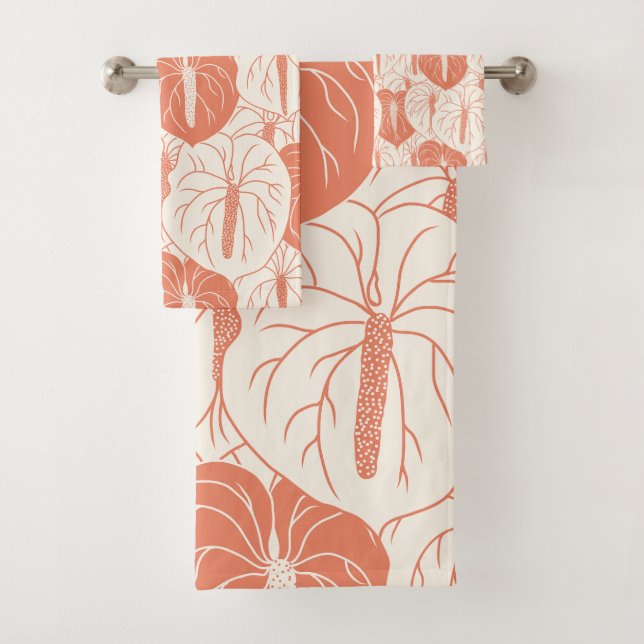 Motif d'impression moderne Hawaiian Anthurium (En situation)