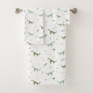 Motif Dinosaure Vert