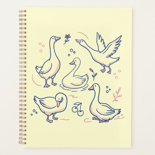 Motif d'oie drôle (Devant)