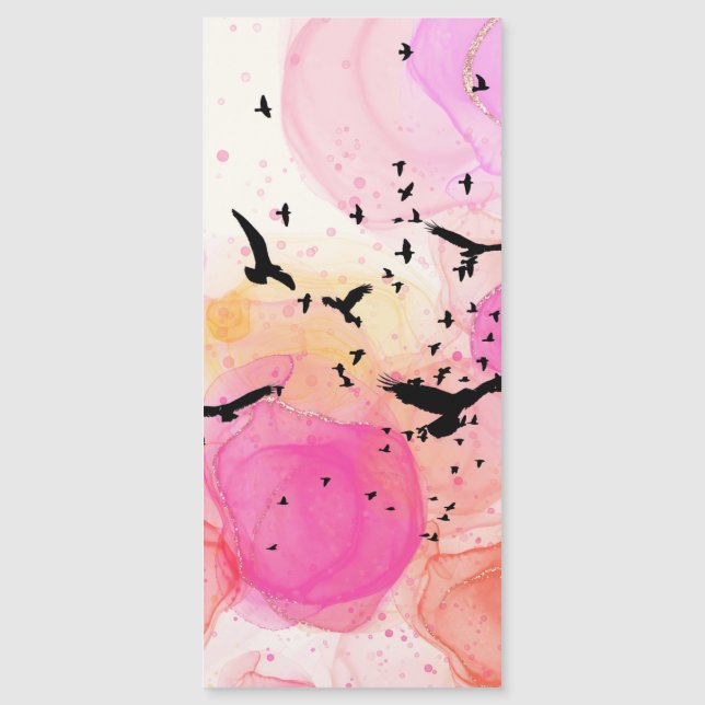 motif d'oiseaux colorés Abstraits (Devant)