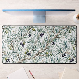 Motif d'olive de campagne française à l'aquarelle 