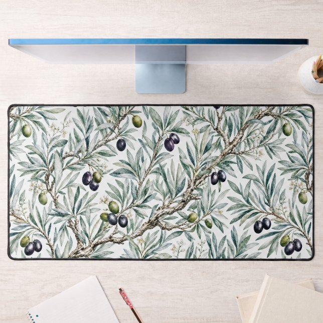 Motif d'olive de campagne française à l'aquarelle  (Créateur téléchargé)