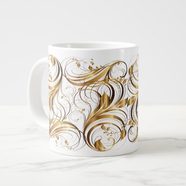 Motif d'or 1A Mug (Devant gauche)