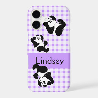 Motif d'ours panda