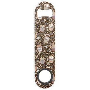 Motif doux fait de petits gâteaux savoureux