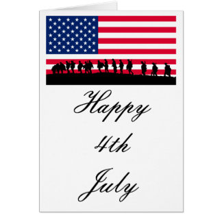 Motif drapeau Patriot USA Soldiers