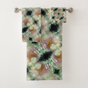 Motif du centre de fleurs rose Peony