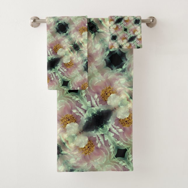 Motif du centre de fleurs rose Peony (En situation)