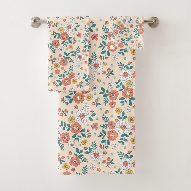 Motif du jardin de fleurs de corail (En situation)