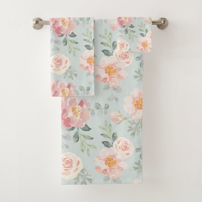 Motif du jardin rose Rose Rose Pastel (En situation)