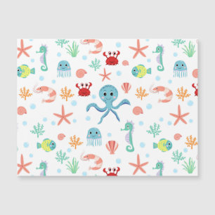 Motif du monde marin