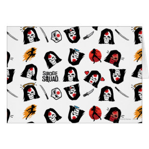 Motif du peloton Katana Emoji de suicide