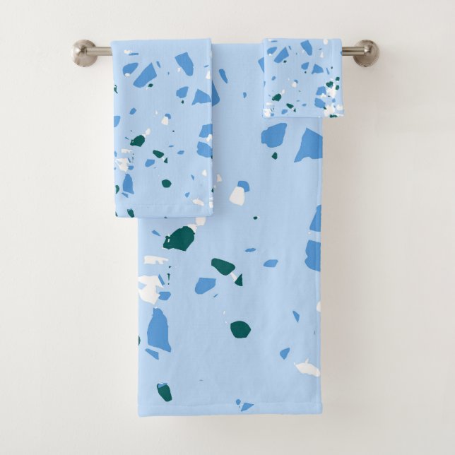 Motif du Terrazzo Bleu (En situation)