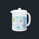 Motif D'Unicornes, De Bonnes Unicornes, Votre Nom<br><div class="desc">Mignonnes,  amusantes et adorables licornes et fleurs. Un cadeau moderne et tendance,  parfait pour l'amant de la licorne dans votre vie. Personnalisez en ajoutant votre nom,  votre pseudonyme,  votre monogramme ou vos initiales.</div>