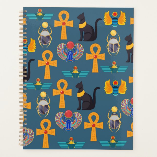 Motif Égypte Antique, papier numérique Hiéroglyphe (Devant)
