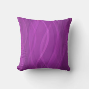 Motif électrique violet onces abstrait coussin