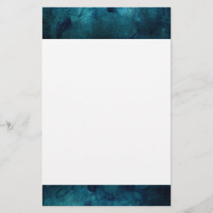 Motif élégant d'aquarelle de mandala de turquoise