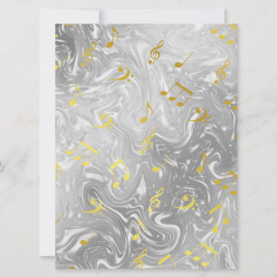 motif élégant de notes de musique