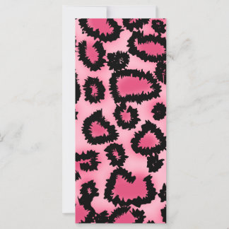 Motif Empreinte de léopard rose et noir.