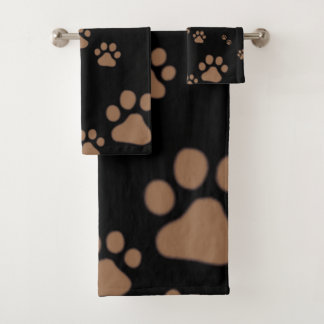 Motif empreintes de pattes adorable
