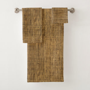 Motif en bambou tissé