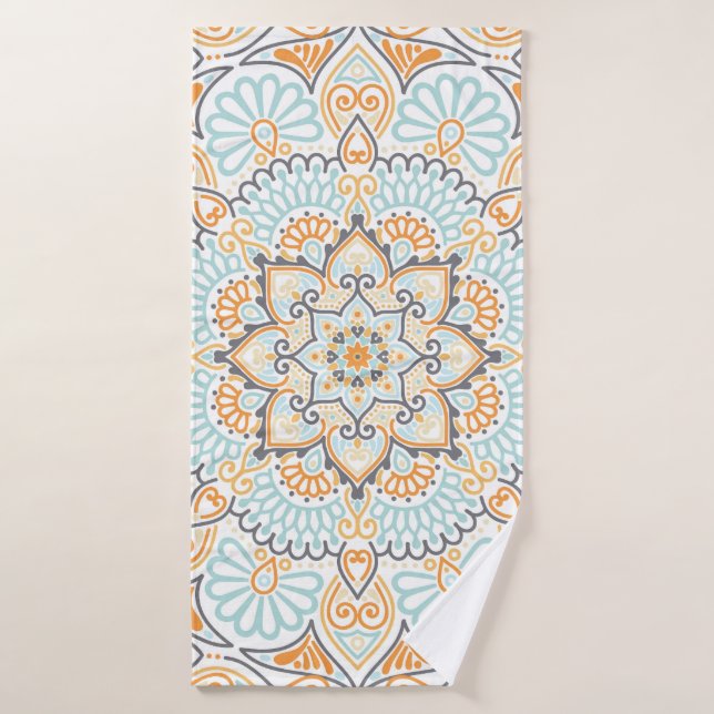 Motif en carrelage sans couture : décoratif, desig (Serviette de bain)